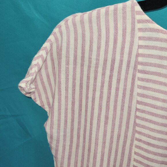 Madewell Womens Striped Button-Back Dress S - Picture 9 of 9